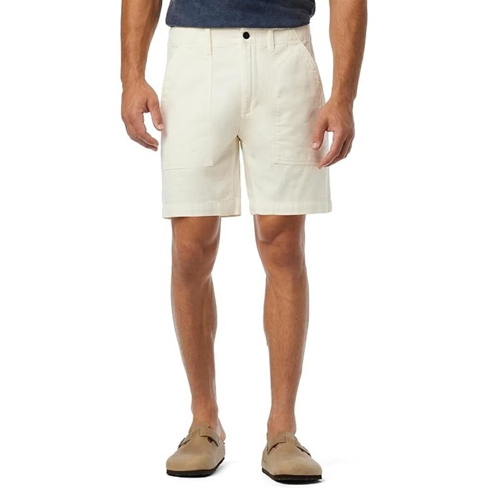 Joe's Mens The Fatigue Straight Leg Trouser Short Size 36 Chalk (Ivory)‎ NEW